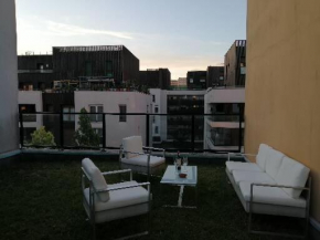 Flat with rooftop garden at the gates of Paris